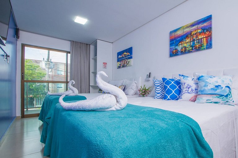 Manawa Beach Flat - Centro Porto de Galinhas