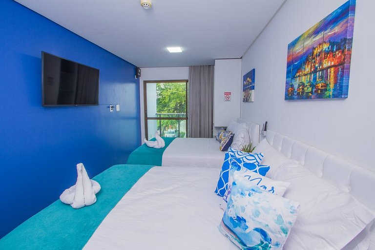 Manawa Beach Flat - Centro Porto de Galinhas