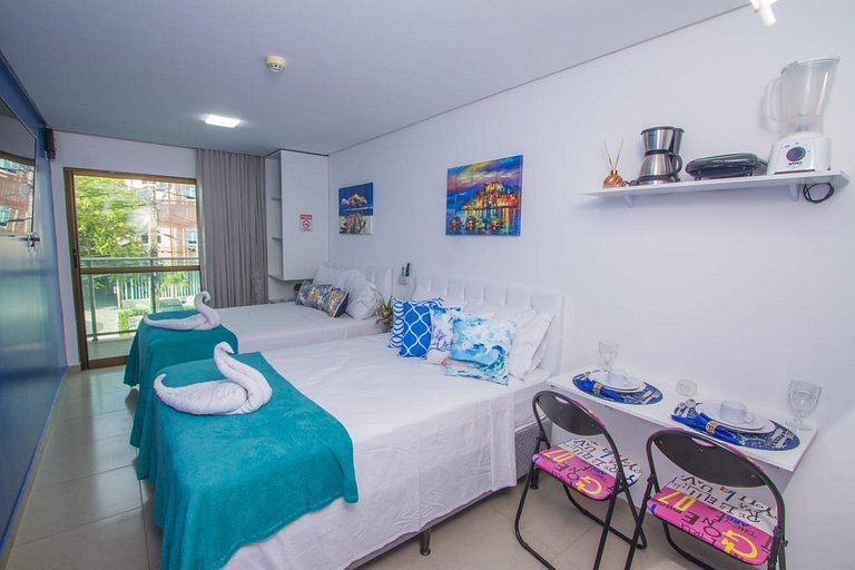 Manawa Beach Flat - Centro Porto de Galinhas