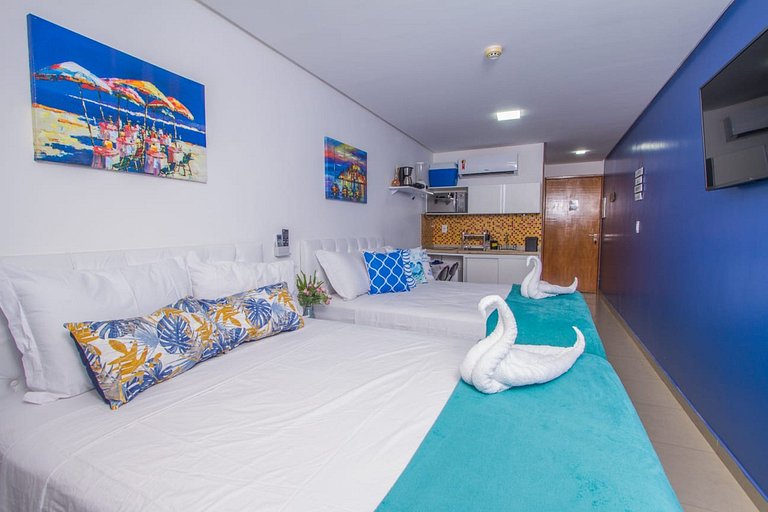 Manawa Beach Flat - Centro Porto de Galinhas