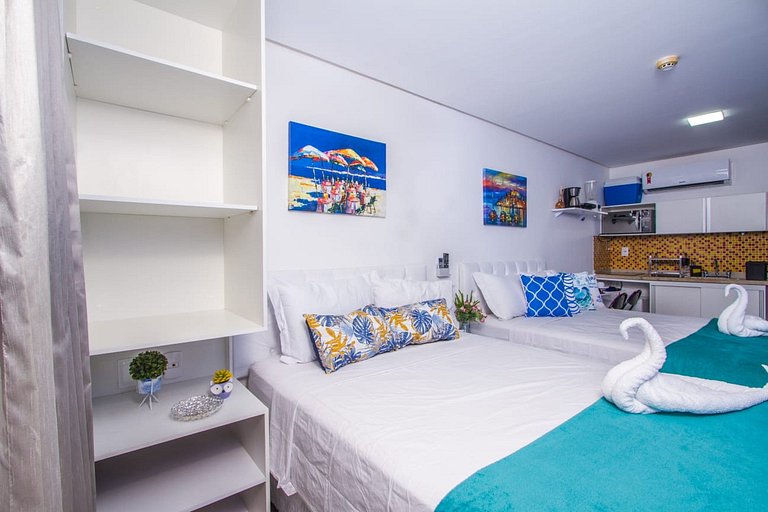 Manawa Beach Flat - Centro Porto de Galinhas