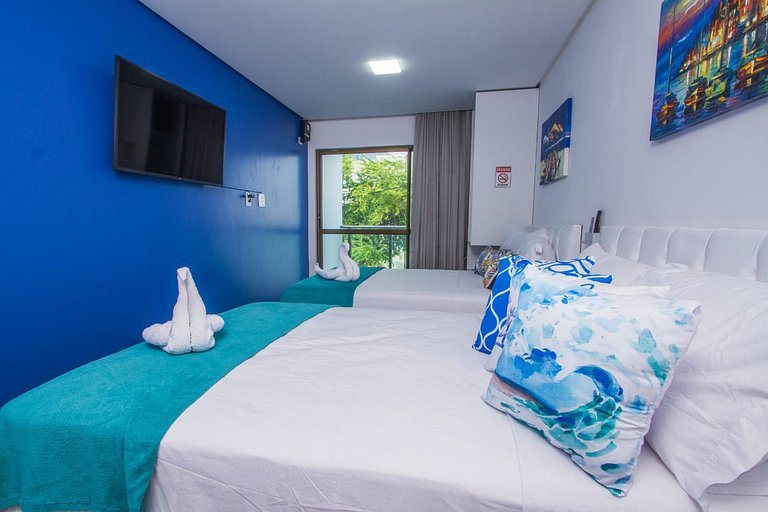 Manawa Beach Flat - Centro Porto de Galinhas