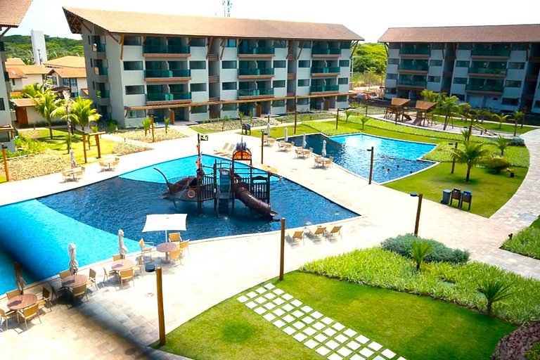 Flat 2 Suítes Piscina Privativa - Muro Alto