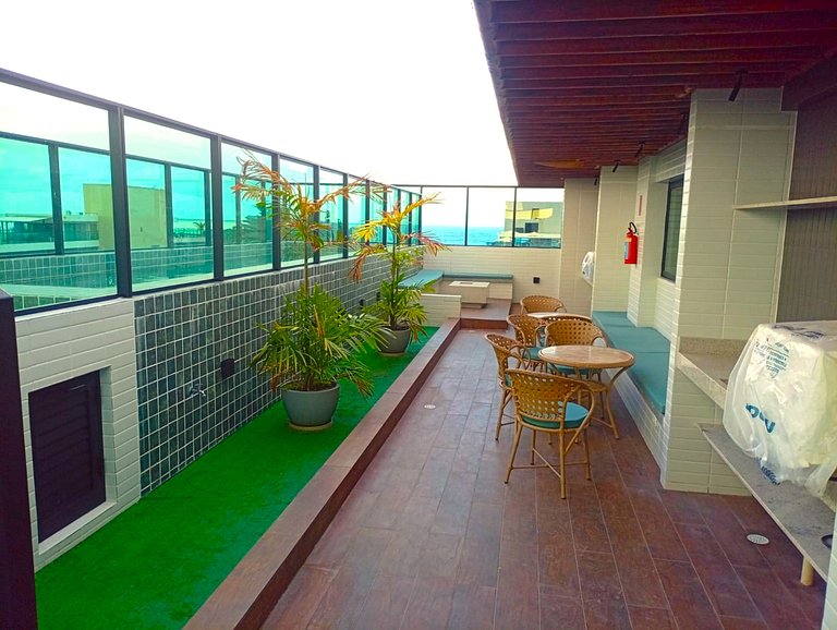 Mahrak Villa Maracaípe: Rooftop com Piscina a 150m do Mar