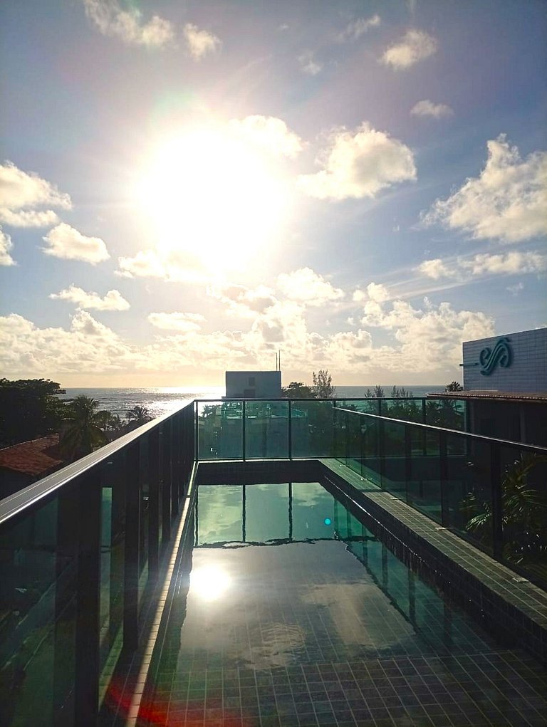 Mahrak Villa Maracaípe: Rooftop com Piscina a 150m do Mar