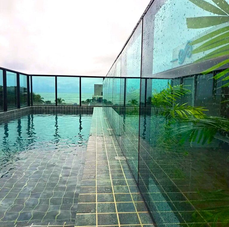 Mahrak Villa Maracaípe: Rooftop com Piscina a 150m do Mar