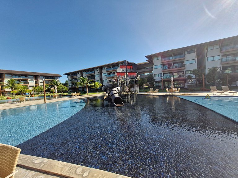 Flat 2 Suítes Piscina Privativa - Muro Alto