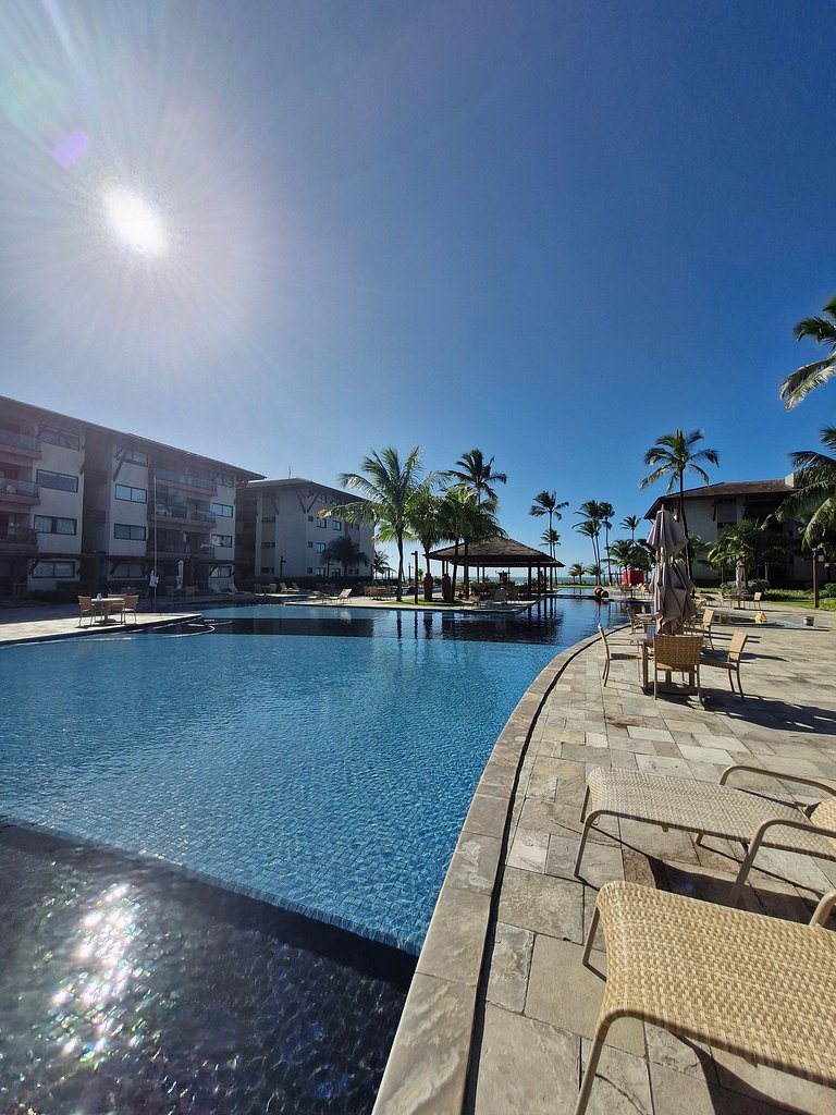 Flat 2 Suítes Piscina Privativa - Muro Alto