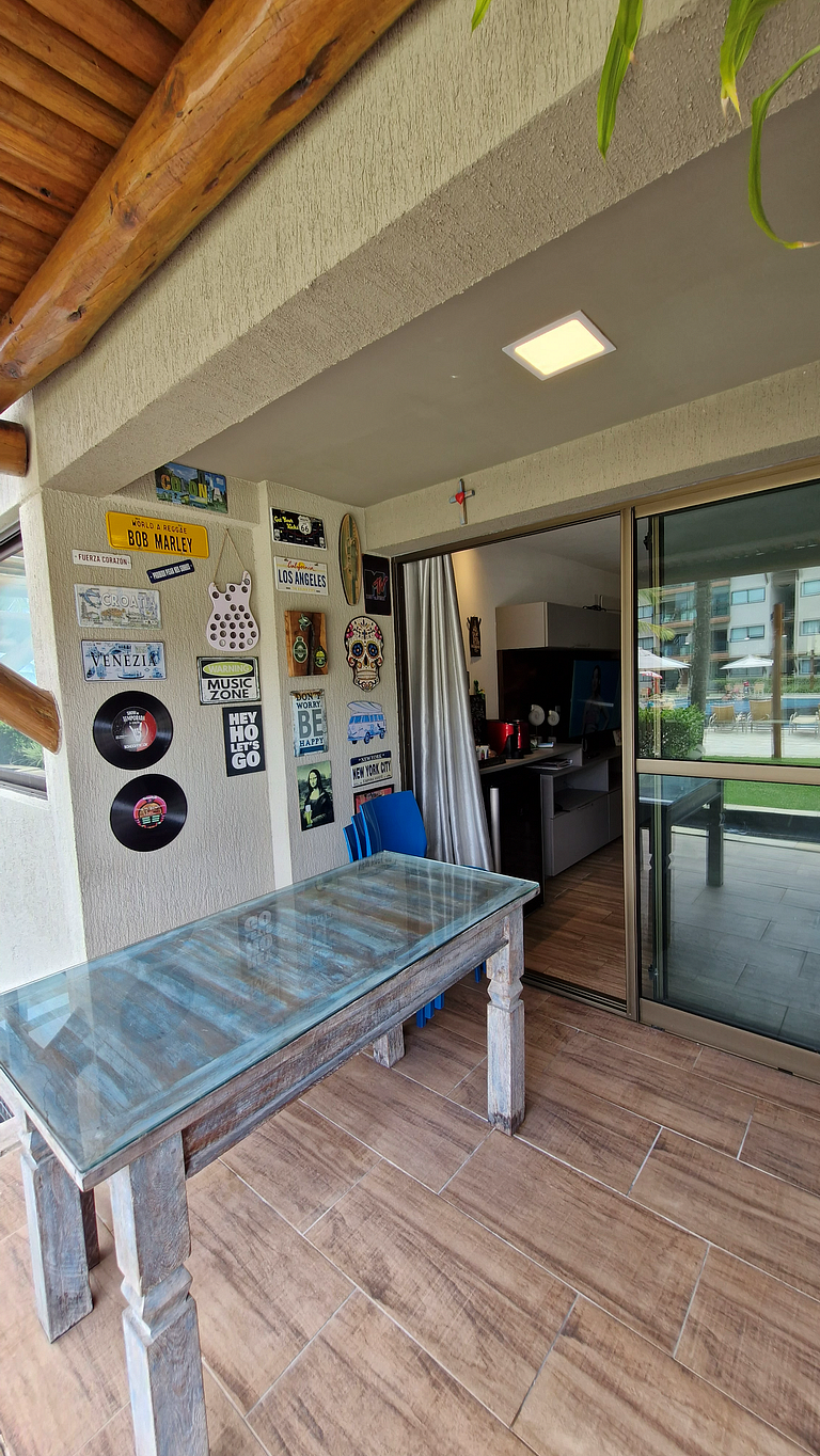 Flat 2 Suítes Piscina Privativa - Muro Alto