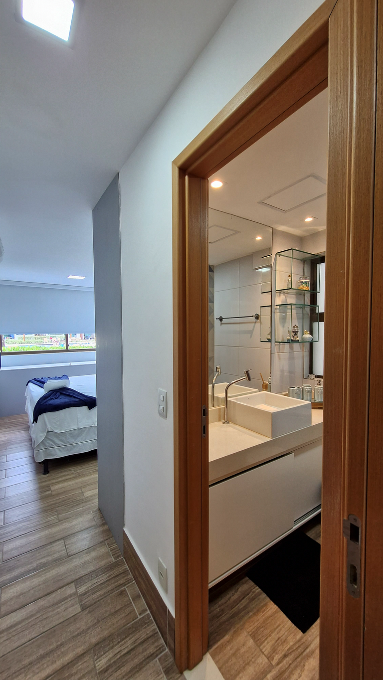 Flat 2 Suítes Piscina Privativa - Muro Alto