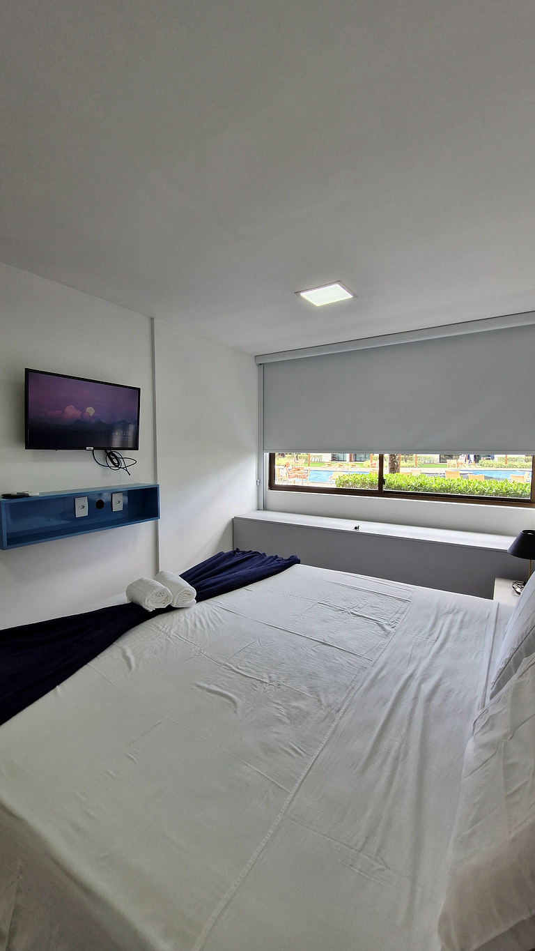 Flat 2 Suítes Piscina Privativa - Muro Alto