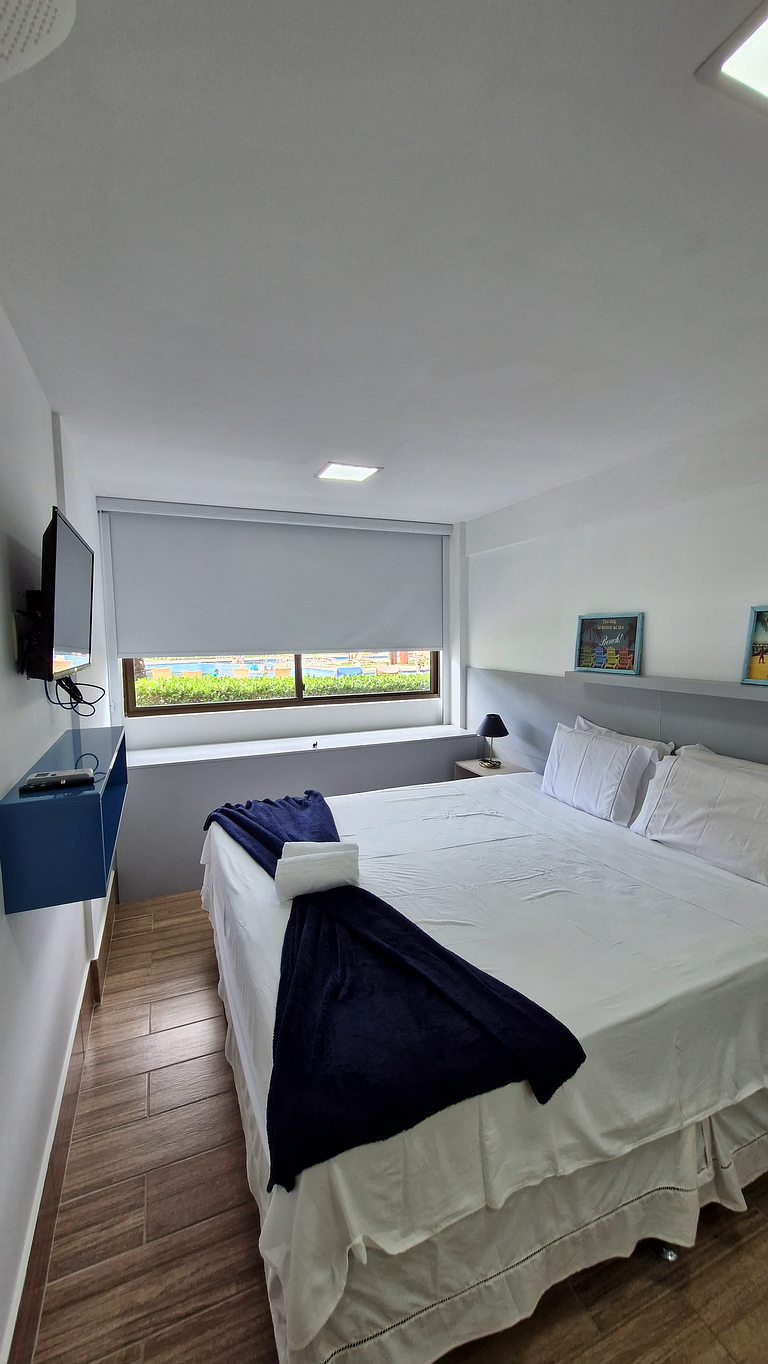 Flat 2 Suítes Piscina Privativa - Muro Alto