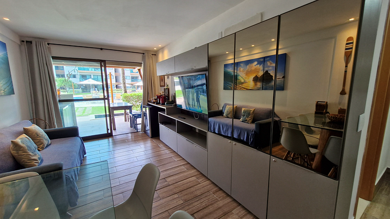 Flat 2 Suítes Piscina Privativa - Muro Alto