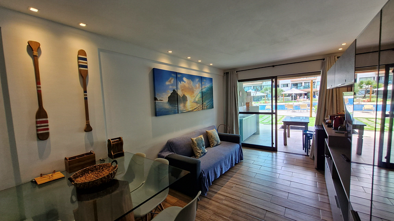 Flat 2 Suítes Piscina Privativa - Muro Alto