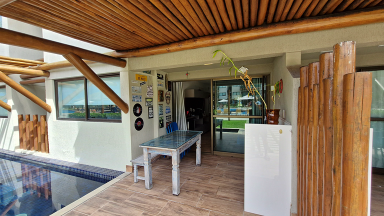 Flat 2 Suítes Piscina Privativa - Muro Alto