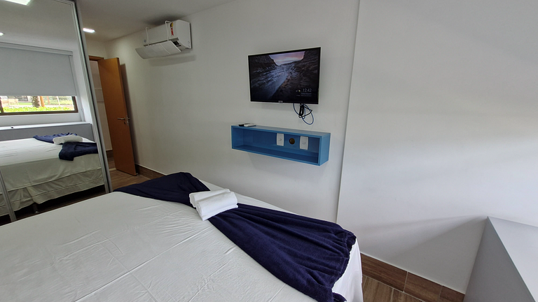 Flat 2 Suítes Piscina Privativa - Muro Alto