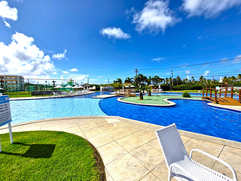 Flat em Porto de Galinhas - Muro Alto Condominio Clube