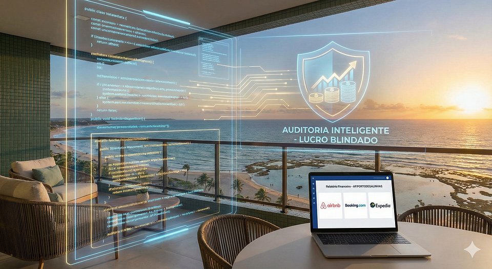 ARTIGO: Auditoria Inteligente - Como a Tecnologia Blinda o Lucro do seu Flat em Porto de Galinhas
